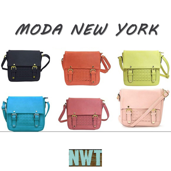 MoDa New York Handbags - 🦋NWT Moda New York Crossbody Purse Handbag 6 Colors